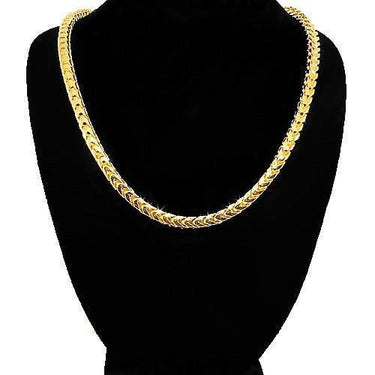 Mens Franco Chain 10K Yellow Gold 4 mm